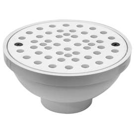 Area Drain 2in or 3in PVC Spg/Hub 4-Way General Purpose