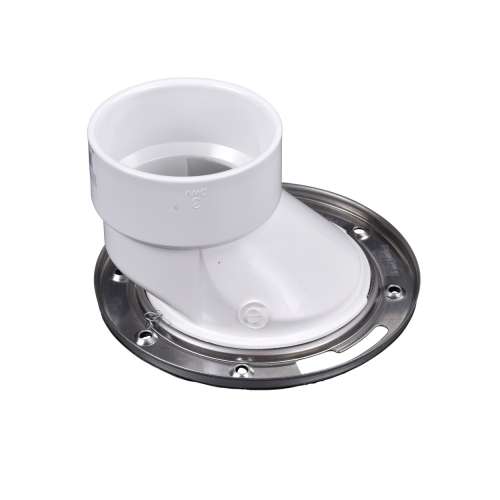 ABS Offset Closet Flange with Stainless Steel Ring