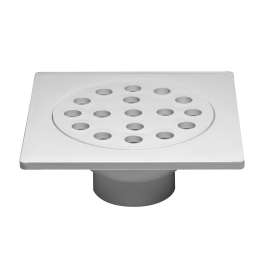 1-1/2" ABS 6" x 6" utility drain