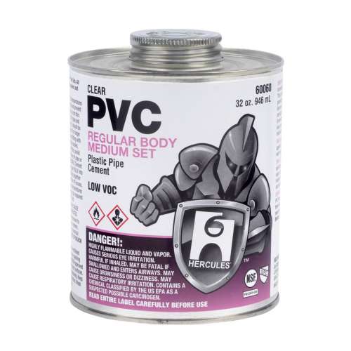 4 oz. PVC Cement - Clear - Dauber In Cap