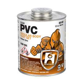 8 oz. Below Zero PVC Cement - Clear - Dauber In Cap