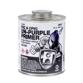16 oz. Unpurple Primer For PVC And CPVC - Jumbo Dauber In Cap