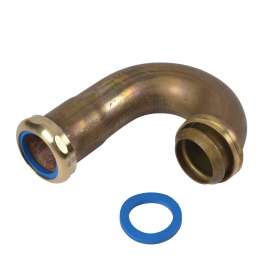 1-1/2" Sink J-Bend w/ Washer Joint - 17 Ga.