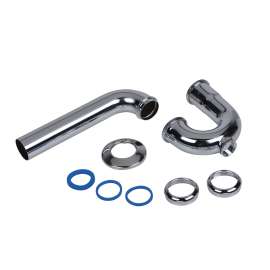 1-1/2" P-Trap w/ Cleanout - 17 Ga.