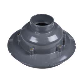 3" PVC Sediment Drain, Plastic Grate w/ Bucket