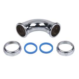 1-1/4" Tee Slip Joint, Chrome - 20 Ga.