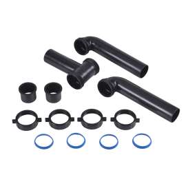 1-1/2" x 21" Center to Center, Hi-Line/Slip Joint Combination w/ Baffle Tee