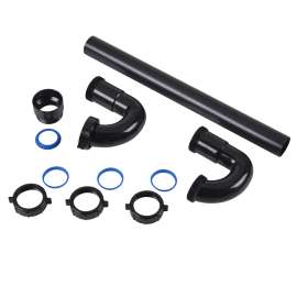 1-1/4" S-Trap w/ PVC Solvent Weld Adapter