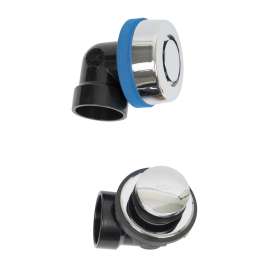 True Blue PVC Half Kit, Uni-Lift Stopper, w/ Test Kit, Chrome