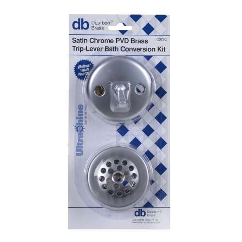 Conversion Kit, Trip Lever Stopper w/ Chrome Finish Trim