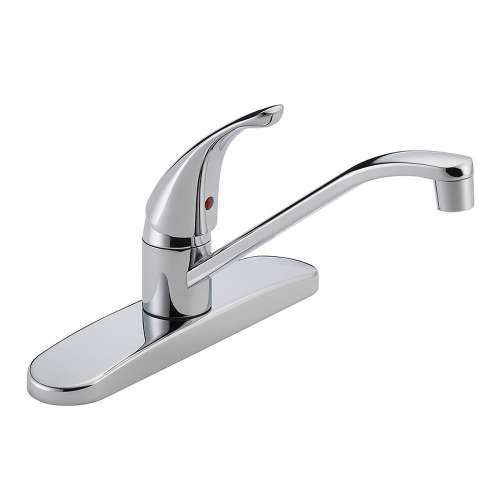 P110LF Widespread Kitchen Faucet in Polished Chrome