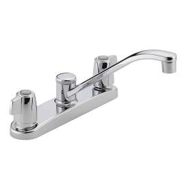 P221LF Widespread Kitchen Faucet in Polished Chrome