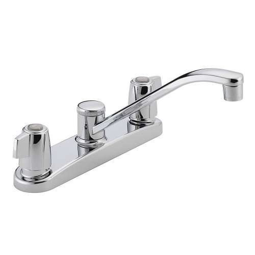 P221LF Widespread Kitchen Faucet in Polished Chrome