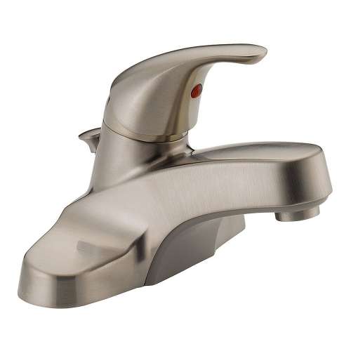 Choice P188620LF-M Centerset Bathroom Faucet in Brushed Nickel