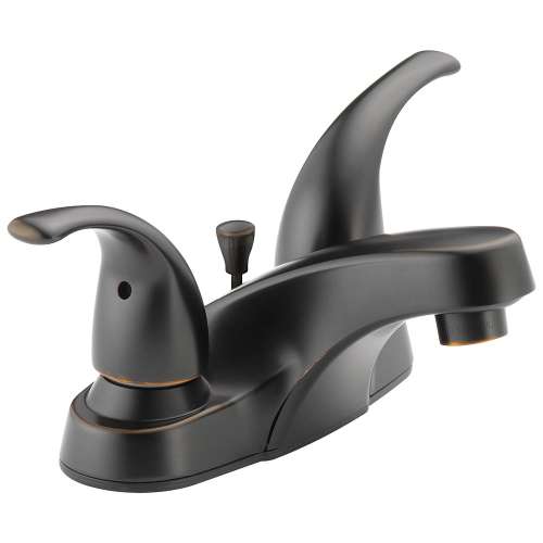Choice 1.2 GPM 2-Handle Centerset Lavatory Faucet In Oil Rubbed Bronze