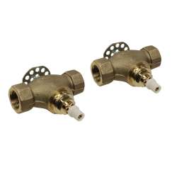 1/2" Valve Roughs For Wall Mount Cross Set, U.3261R-2