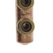 3/4in Closed Copper Manifold with 1/2in 3-Outlets