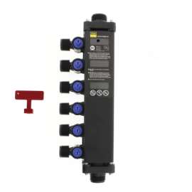 1/2in Zero LeadCompression MINIBLOC with 6 Port