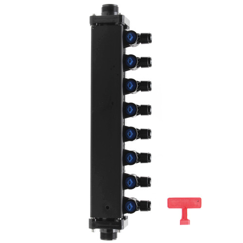 3/8in Zero Lead Compression Manabloc with 8 Port