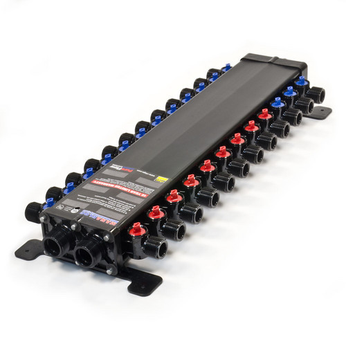 1/2in PEX Press Polymer MANABLOC with 24 Ports