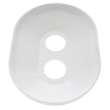 1/2in Double Plastic Escutcheon