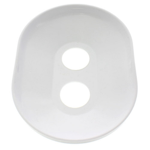 1/2in Double Plastic Escutcheon