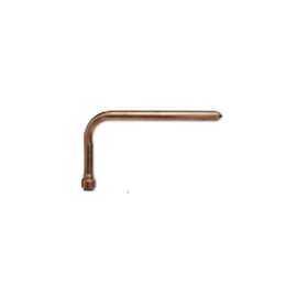 1/2in Push Fit Copper Stub Out Elbow, 3-1/2in x 8-1/2in Size