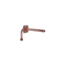 1/2in Push Fit Copper Stub Out Elbow with Ear Strap, 3-1/2in x 8-1/2in Size