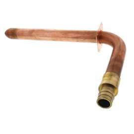 1in Expansion PEX Brass x 1in Copper Stub Elbow, 6in x 12in Size