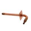 3/8in PowerPEX Copper Stub Out Elbow with Ear, 3-1/2in x 8in Size