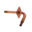 1/2in PowerPEX Copper Stub Out Elbow with Ear, 3-1/2in x 6in Size