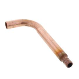 1/2in PEX Crimp x Male Sweat Tub/Shower Pressure Connector, 2-1/4in x 6in Size