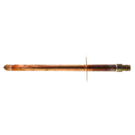 1/2in ProPEX x 1/2in Copper Straight Stub with Ear, 12in Length