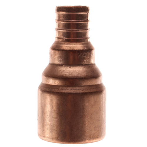 3/4in PVC x 3/4in PEX Crimp Straight Adapter