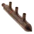 3/4in PEX x Spin Closed Manifold, 1/2in PEX 3 Outlets