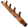 1in PEX Crimp 1in PEX Crimp Copper Manifold with 1/2in PEX 4 Outlets