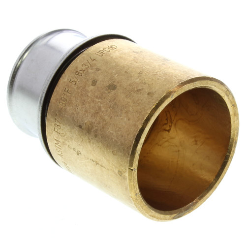 5/8in PEX Press x 1/2in Copper Pipe Adapter in Bronze