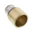 1/2in PEX Press x 3/4in Copper Pipe Lead Free Bronze Adapter with Attached Sleeve