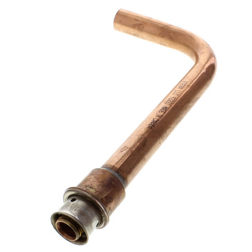 1/2in PEX Press Copper Stub Ell, 3in x 6in 