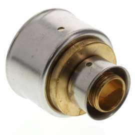 1in x 1-1/4in PEX Press Zero Lead Bronze Coupling with Attached Sleeve