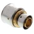 3/4in x 1-1/4in PEX Press Zero Lead Bronze Coupling with Attached Sleeve