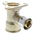 3/4in PEX Press x 1/2in Female NPT Zero Lead Bronze with Attached Sleeve