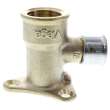 3/4in PEX Press x 1/2in Female NPT Zero Lead Bronze with Attached Sleeve