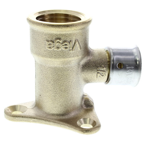 3/4in PEX Press x 1/2in Female NPT Zero Lead Bronze with Attached Sleeve