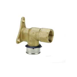 3/4in PEX Press x 1/2in Female NPT Fire Sprinkler Elbow with Sleeve