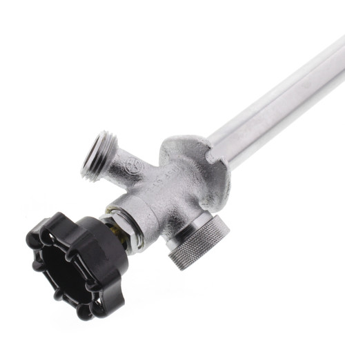 1/2in x 10in Frost Proof, PEX Press Silcock in Chrome Plated