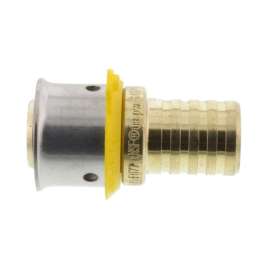 1/2in PEX Press x 1/2in PB Adapter with Sleeve
