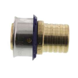 3/4in PEX Press x 3/4in PB Adapter with Sleeve