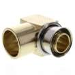3/4in PEX Press x 3/4in Zero Lead Bronze Copper Tubing Elbow with Attached Sleeve