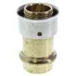 3/4in PEX Press x 1/2in ProPress Adapter with Sleeve